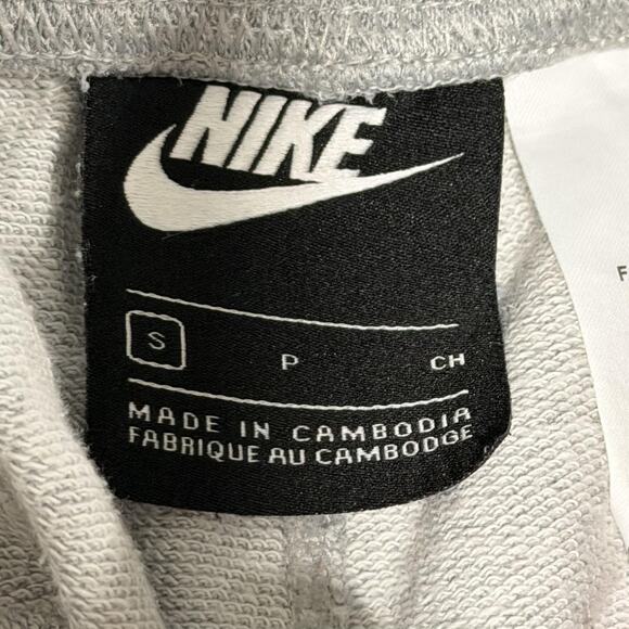 Nike Club Alumni Shorts Mens Small Gray Futura Logo Drawstring Cotton gym sweat - Picture 5 of 8